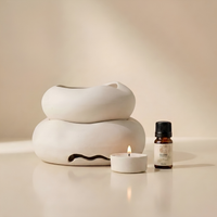 Kusur · Glow - El Yapımı Seramik Buhurdanlık & Aromaterapi Seti